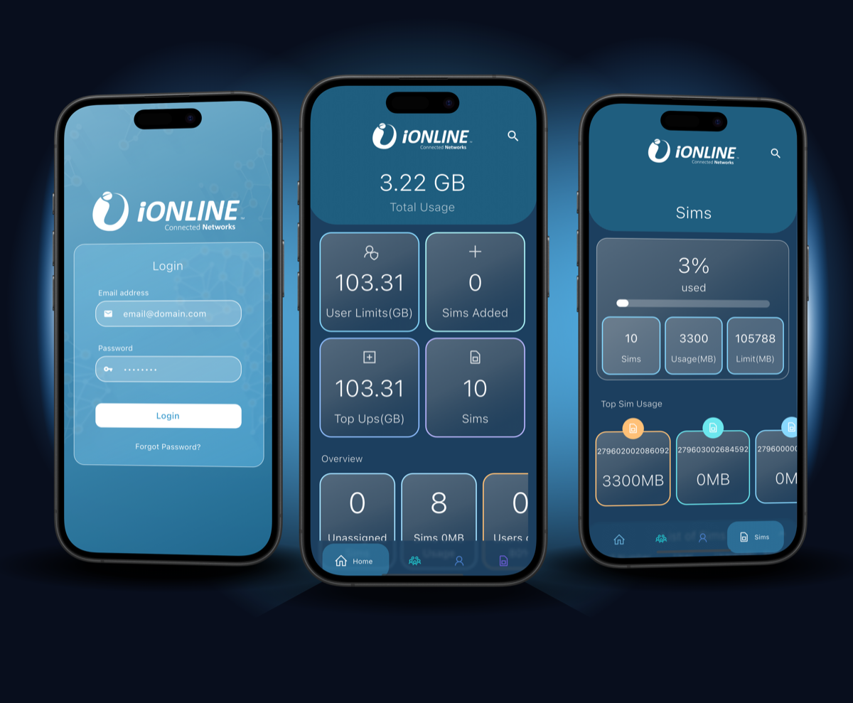 iONLINE Management Dashboard App